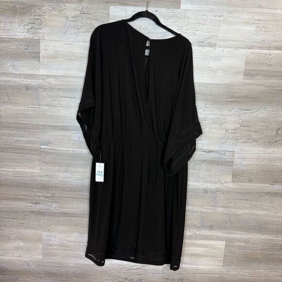 Jessica Howard Black Dress with Mesh Details - Picture 3 of 6